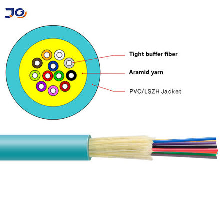 ISO GJFJV 12 Core Multimode Indoor Fiber Optic Cable