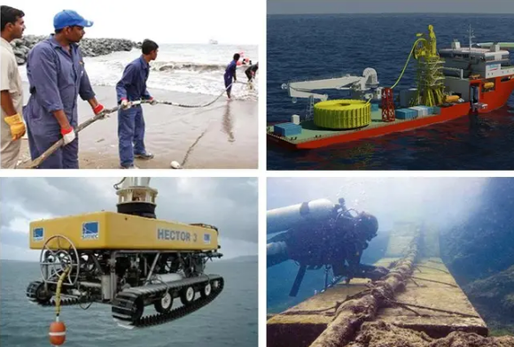 Cáp quang biển GYTA33 12/24/48 lõi, hai lớp vỏ bọc, gia cường, có giáp bảo vệ, cung cấp thiết bị 2