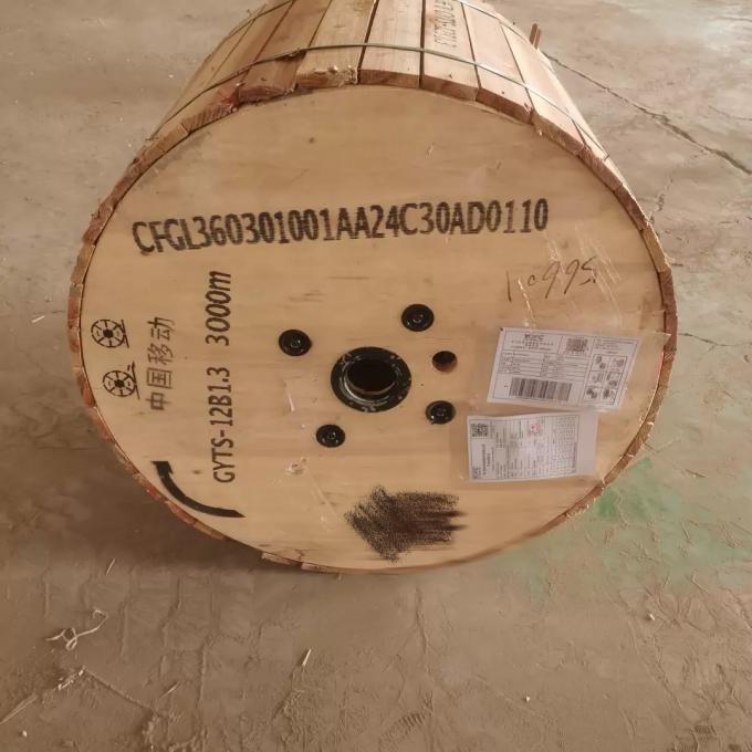 Nhà máy có hàng ngoài GYTS53-96 lõi cáp sợi quang đôi áo khoác G652D xuất xưởng cùng ngày 11