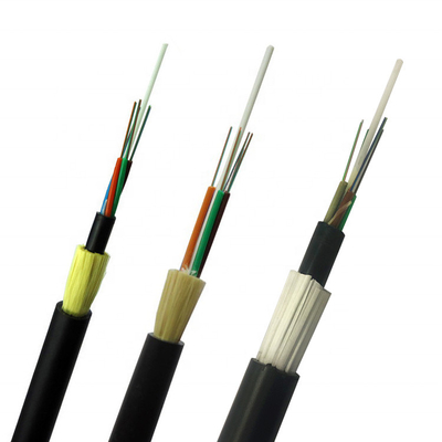Cáp quang ngoài trời 12/24 Hilos Singlemode G652 ADSS trên cao với Kevlar