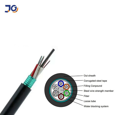 Cáp quang đơn mode OS2 bọc thép ngoài trời 8 12 24 48 96 lõi
