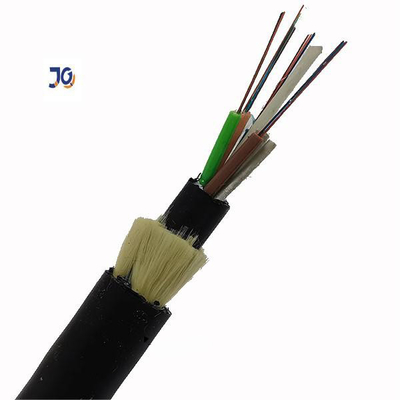 Mini Span 100m ADSS Áo khoác đơn bọc thép 24 48 72 Cáp quang lõi cho trên không