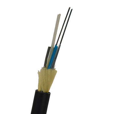 Độ bền sợi Aramid Chế độ đơn Kéo dài 100m 12/24 lõi Cáp quang ADSS