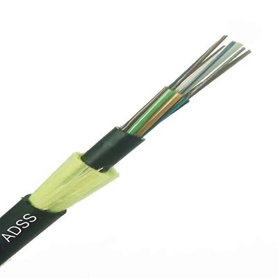 Tất cả Sức mạnh FRP điện môi 12 24 48 lõi Cáp quang ADSS ngoài trời Singlemode