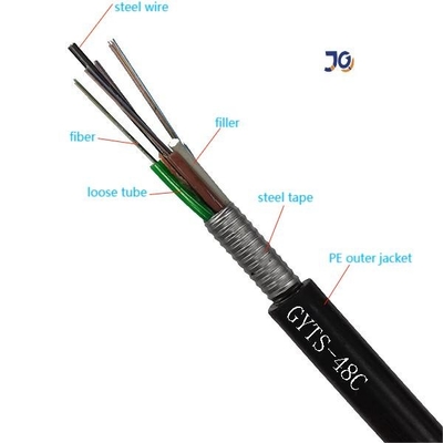 OFC ngoài trời GYTS/GYTA G.652.D Cáp quang nhiều ống lỏng lẻo