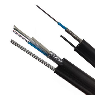 Dây thép FRP tự hỗ trợ Độ bền bọc thép GYFTC8S GYTC8S Hình 8 Cáp quang