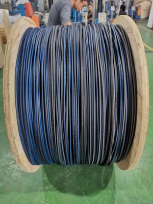 Mạng không khí hoặc ống dẫn ngoài trời IP68 GYFTY Lượng lớn lõi 8mm 9mm 11mm 14mm 16mm PE Jacket Cáp quang sợi