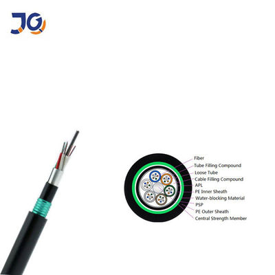 Chất chống cháy LSZH GYZTA53 HDPE GYTA53 Cáp quang chôn trực tiếp dưới lòng đất 4 8 12 24 48 96 Lõi