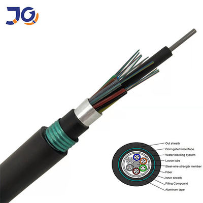 Cáp quang GYTA53 được chôn trực tiếp dưới lòng đất bọc thép 48 lõi