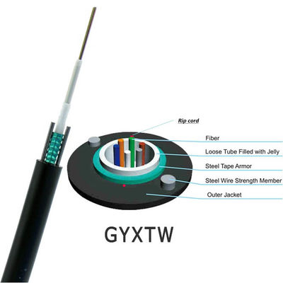 Trung Quốc Nhà sản xuất cáp sợi quang FTTH Cáp sợi quang SM G652D 12 Cáp sợi quang