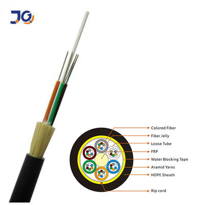 Tất cả các bộ phận điện đệm ADSS Cáp quang sợi trên không 48core 96core 144core