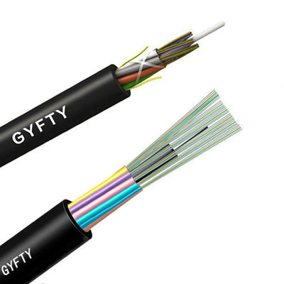 GYFTY Cáp quang sợi ngoài trời FRP Cáp quang chống gặm nhấm chế độ đơn 24F G652D