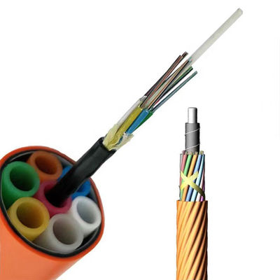 Cáp sợi quang Microduct GCYFY 96 lõi, thổi khí, ống lỏng, truyền dữ liệu tốc độ cao