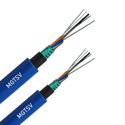 Mỏ than Cáp quang sợi bọc thép 12 24 48 96 144 lõi LSZH Jacketed chống cháy Cáp khai thác sợi quang