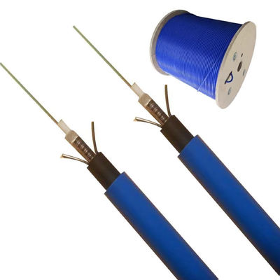 MGXSTV Tăng độ chống cháy Cáp sợi bọc thép LSZH Màu xanh G652D 6 12 24 48 lõi Cáp quang sợi mỏ