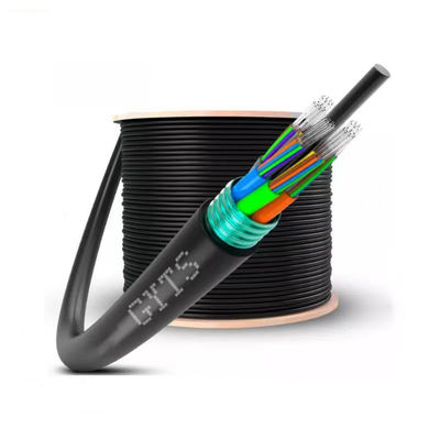 12 24 36 48 72 96 144 Core Aerial Outdoor Overhead Single Mode G652D Cáp quang sợi giáp GYTS