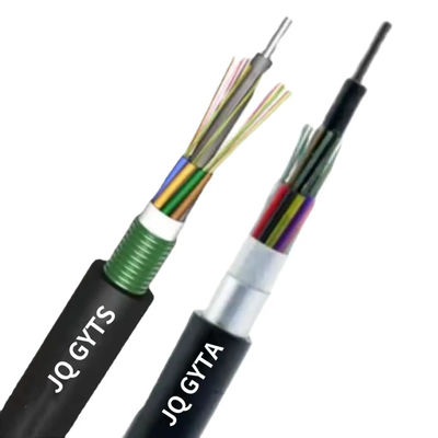 2 đến 288 lõi GYTA GYTS Cáp quang sợi bọc thép ngoài trời trực tiếp dưới lòng đất chôn vùi G652D
