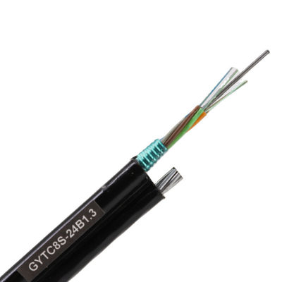 UV PE Jacket Aerial Hình 8 Cáp sợi quang 9.0 * 14.8mm đường kính bên ngoài để truyền dữ liệu tốc độ