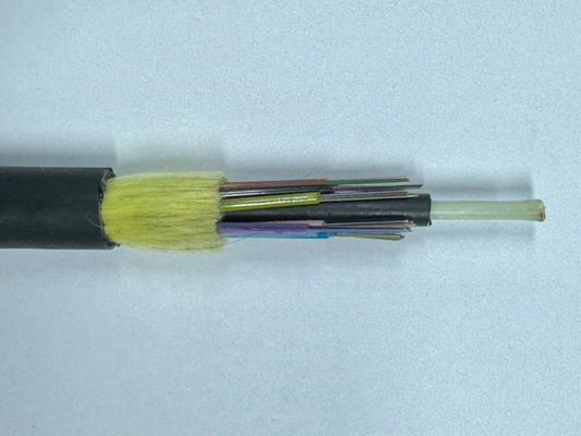 2 24 32 48 72 96 144 lõi đơn / hai vỏ ADSS ngoài trời trên cáp sợi quang cho không gian spam 150 100 200m