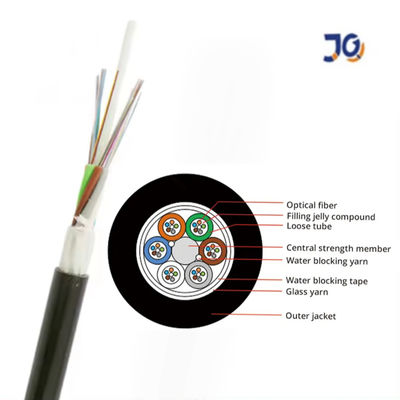 Hình thức đơn ống lỏng cáp sợi phi kim loại cáp sợi quang GYFY cáp quang thổi không khí