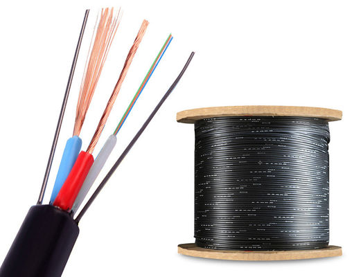 OEM Composite Fiber Cable Customized Outdoor Optical Fiber + Power cable 4 8 12 24 Core Hybrid Power Fiber Optical Cable