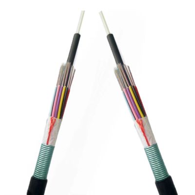 PSP Bọc thép ngoài trời tất cả các khô Cáp quang sợi GYFS bọc thép băng hoặc FRP