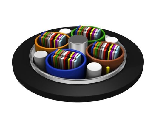 GYDTA dây cáp quang sợi ruy băng lớp rào với băng nhôm