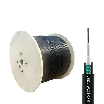 4 6 8 12 24 lõi GYXTZW Unitube Cáp chống cháy Cáp quang ngoài trời một chế độ