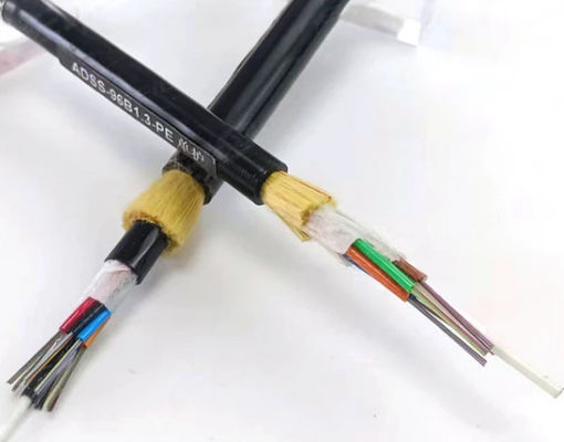 12 24 32 48 72 96 144 Cáp quang sợi ngoài trời cáp ADSS Span 150 100 200M