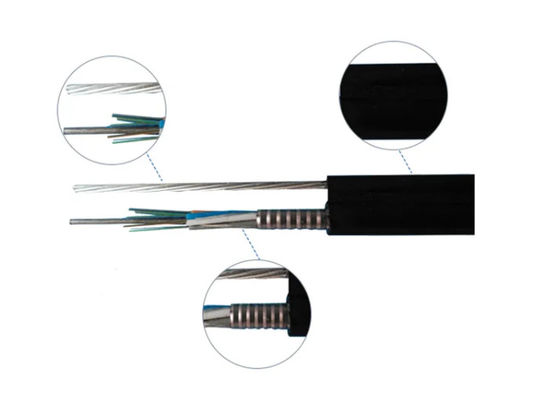 24 lõi Hình 8 GYTC8A GYTC8S Cáp quang sợi thép tự nâng