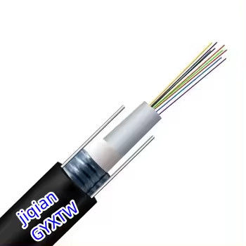 Giá nhà máy 2/4/6/8/12/16/24 lõi viễn thông GYXTW Cáp truyền thông ngoài trời Cáp quang sợi đơn chế độ Wi