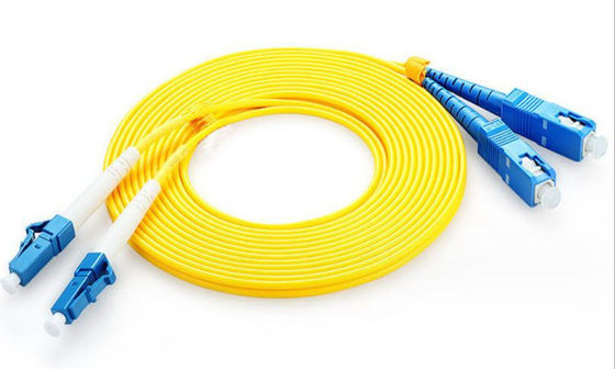 SC/SC Sợi quang đệm dây đơn đa chế độ Sợi cho FTTH 1m 2m 5m 10m
