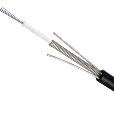 Outdoor Duct Aerial single mode G652D Cáp quang sợi GYXTW Bọc thép 2 4 6 8 12 24 cáp quang sợi lõi