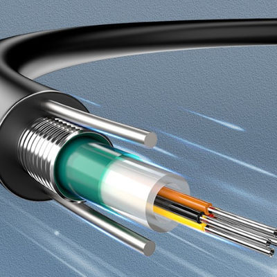 2 4 6 8 16 24 Cáp quang sợi vỏ giáp trên không Gyxtw Gyxtw53 Uni Tube Single Mode