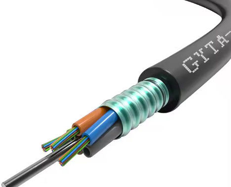 48 72 96 144 288 Cáp quang ống lỏng dây chuyền GYTA GYTS Cáp truyền thông chôn ống dẫn