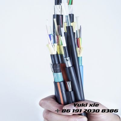 Mua nóng Cáp quang quang không gian đơn phương 12 24 48 96 144 lõi sợi quang adss/asu/gyxtw/gyta cho ống dẫn
