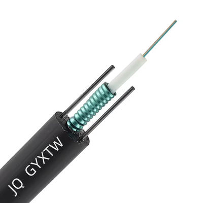 12 lõi GYXTW ngoài trời SM cáp quang sợi unitube bọc thép băng 6mm 7mm 8mm cáp quang sợi