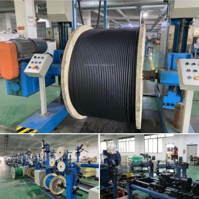 12 lõi GYXTW ngoài trời SM cáp quang sợi unitube bọc thép băng 6mm 7mm 8mm cáp quang sợi