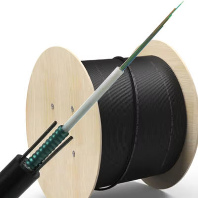 1MM Thép Độ bền dây 2 4 8 12 24 lõi ngoài trời cáp sợi quang GYXTW