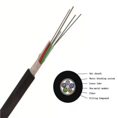 48 Core Outdoor Single Mode G652D Cable Fiber GYFTY với FRP cho ống dẫn và ứng dụng dưới lòng đất 1KM Giá tốt nhất