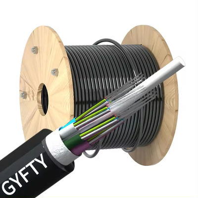 Nhập xưởng ngoài không kim loại 96 lõi ống dẫn không khí G652D GYFTY Cáp quang sợi với FRP