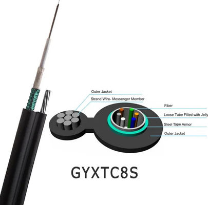 48 lõi GYTC8S tự nâng máy bay hình 8 Cáp quang sợi