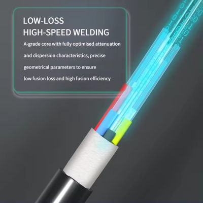 Giá bán buôn GYFTY 12 Core Single Mode Outdoor Aerial Fiber Optic Cable Giá mỗi mét