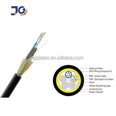 12Fo Fiber Optic ADSS Cable Adss 12 Core Price Per KM Cáp quang sợi tự hỗ trợ với đóng gói cuộn trống