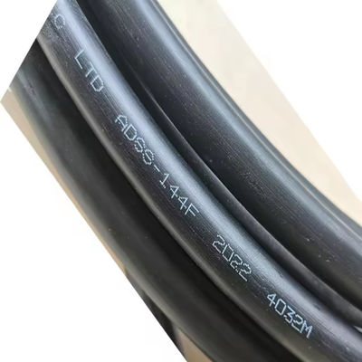 Cáp sợi quang năng lượng ADSS 144 Cáp sợi ngoài trời lõi G657A G652D