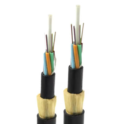 ADSS trên không G652D G657A1 G657A2 144 lõi chế độ duy nhất Cáp quang sợi ngoài trời với sợi Aramid 100m 200m Span
