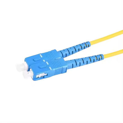 2.0mm 3.0mm SC UPC đến SC UPC Duplex Jumper 1m 2m 3m 5m SM MM G652d SC Sợi quang vá dây đeo vá