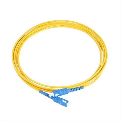 2.0mm 3.0mm SC UPC đến SC UPC Duplex Jumper 1m 2m 3m 5m SM MM G652d SC Sợi quang vá dây đeo vá