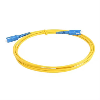 2.0mm 3.0mm SC UPC đến SC UPC Duplex Jumper 1m 2m 3m 5m SM MM G652d SC Sợi quang vá dây đeo vá