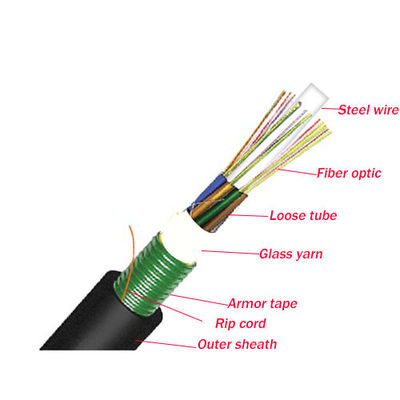 G652D Cáp quang sợi quang 48 lõi GYFTY/ADSS/GYTS/GYTA53 Giá mỗi mét